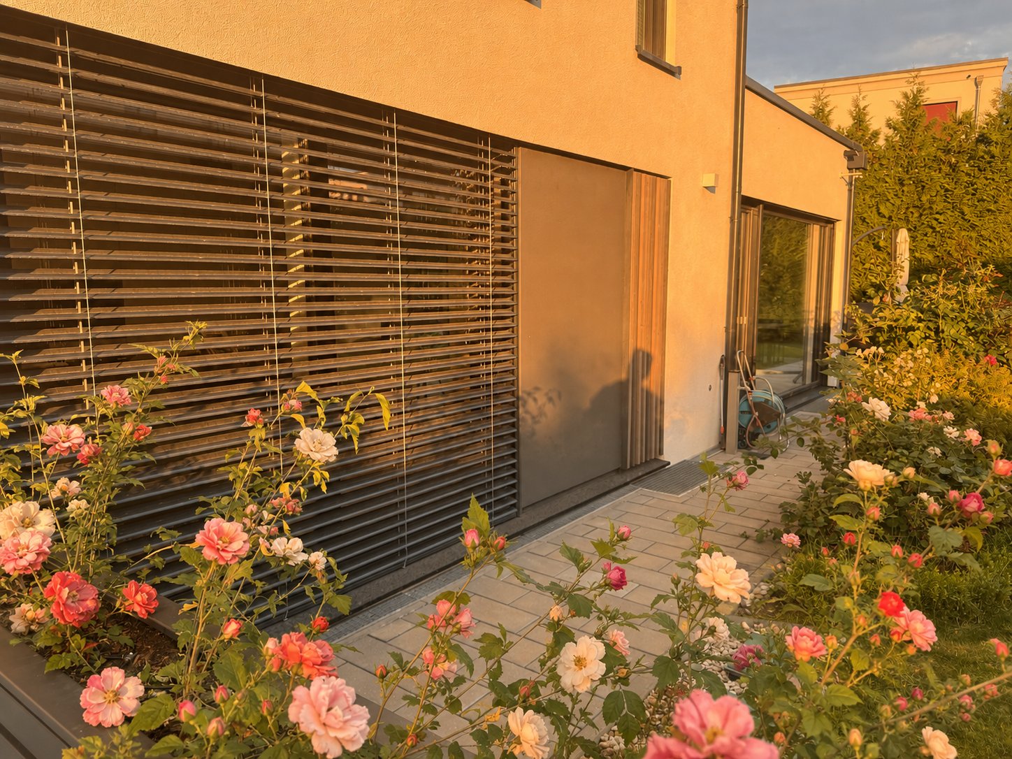 Fassade im Abendlicht