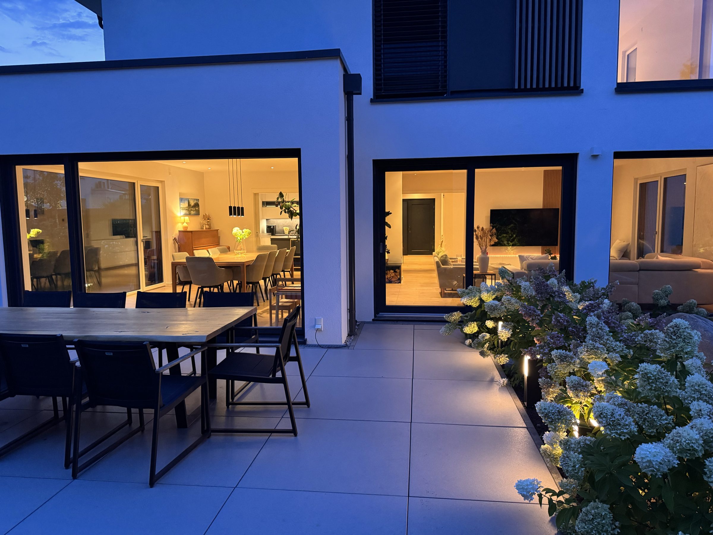 Terrasse am Abend